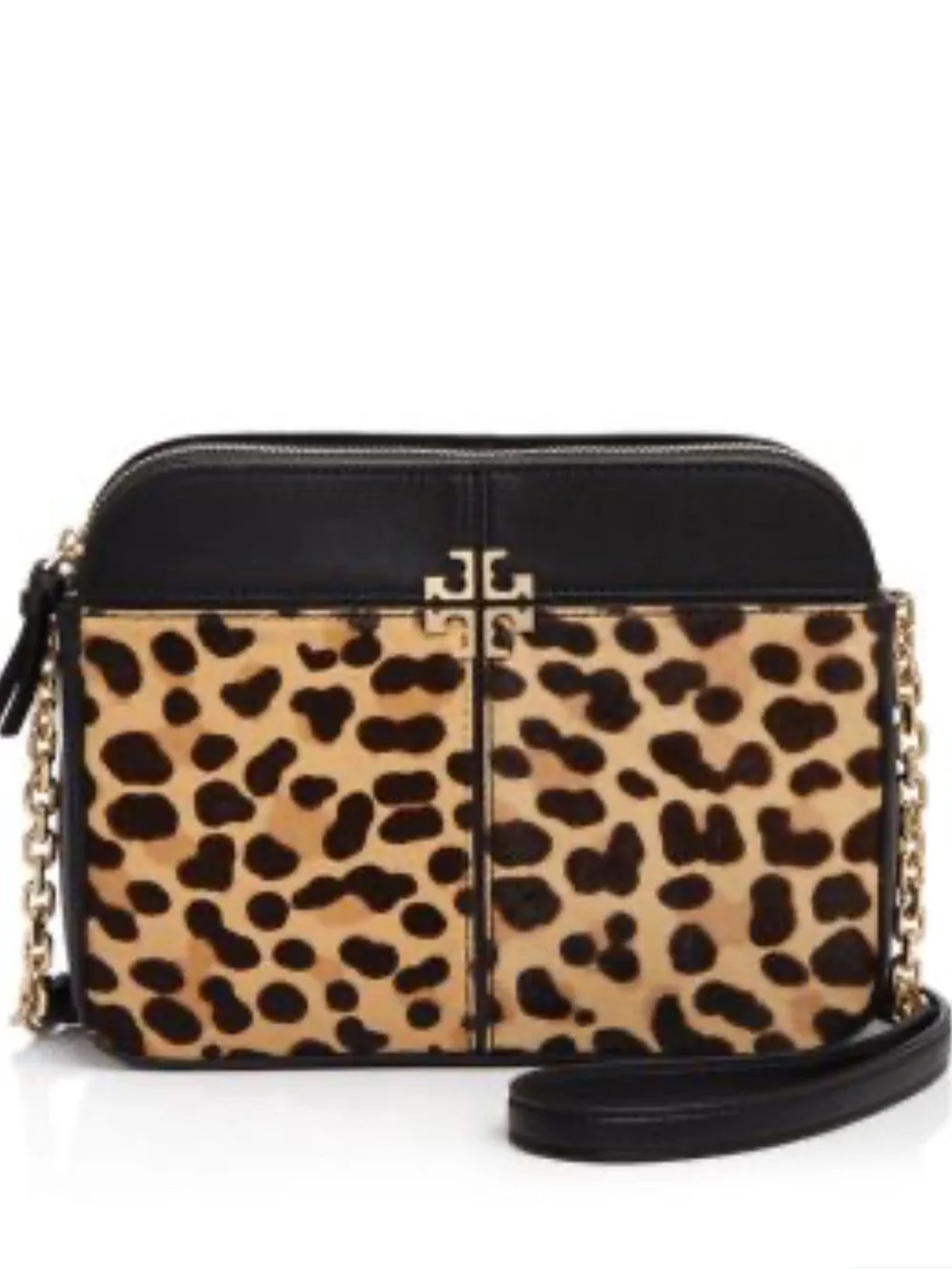 Tory Burch Ivy Leopard Hair Calf Bag
